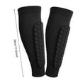 thumbnail image 6 of Oiur Soccer Shin Guards for Youth And Adults Calf Compression Sleeve with Honeycomb Pads Sports Protective Equipment for Football Baseball Skiing Hockey,Red, 6 of 8