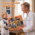 thumbnail image 5 of WeFone Space Shuttle Toy Set with 3 Cars, Helicopter ＆ Rocket, Build and Explore, Best Gifts for Kids 4-10, 5 of 7
