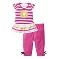 thumbnail image 2 of CAICJ98 Toddler Baby Girls Summer Clothes 3 6 12 18 Months 2T 3T 4T 5T Girls Outfits Sleeveless Striped Tank Top+Pants Set (Hot Pink,3-4 Years), 2 of 6