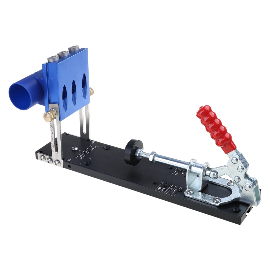 Pocket Hole Jig Kits Woodworking Oblique Hole Locator Drill Bit 5-80mm Drill Guide Set Hole Puncher DIY Crafts Tool
