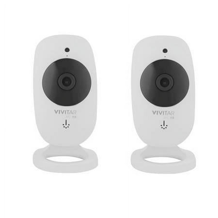 UPC: 0192223100015 | Vivitar 2 Pack IPC-113-WHT1080p Full HD Wi-Fi Smart IP Camera with Wide Angle Lens White