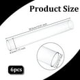 thumbnail image 2 of 6pcs Round Transparent Acrylic Tube for Crafts Clear 305x45mm Inner Diameter: 40mm, 2 of 6
