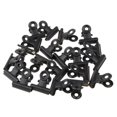 thumbnail image 1 of LOVIVER Black Metal Binder Clips, 20 Pack 1.22 Inch Hinge Paper Clips Clamps for, 1 of 8