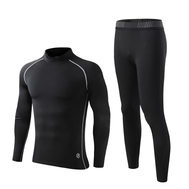 Mens Thermal Underwear Mens Plush Thickening And Quick Heating Clothing Pant Set