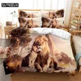 thumbnail image 1 of Bed Sheets Deep Lion Bedding Set Duvet Cover Set Bedding Digital Printing Bed Linen Size Bedding Set Fashion Design Bed Sheets, 1 of 5