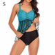 thumbnail image 3 of Soidarity Bañador de verano 2021 para mujer, traje de baño de cintura alta sin espalda, traje de baño inalámbrico acolchado para playa, traje de baño Traje de baño verde S Soidarity OD001267-01, 3 of 6