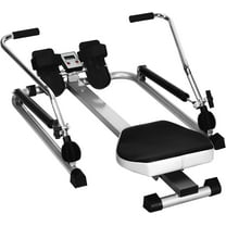 Rowing Machines for Home Use- SPORFIT Rowing Machine Foldable w/Adjustable Resistance & LCD Monitor for Cardio Exercise, Compact for Home Workout Tone Muscle Improve Heart Health