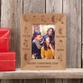 thumbnail image 1 of Merry Christmas, The Friedman's Personalized Wooden Frame 3 1/2" x 5" Brown (Vertical), 1 of 1