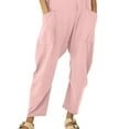 thumbnail image 2 of JustVH Women Woven Summer Casual Sleeveless Ankle-Length Pants Jumpsuits, 2 of 4