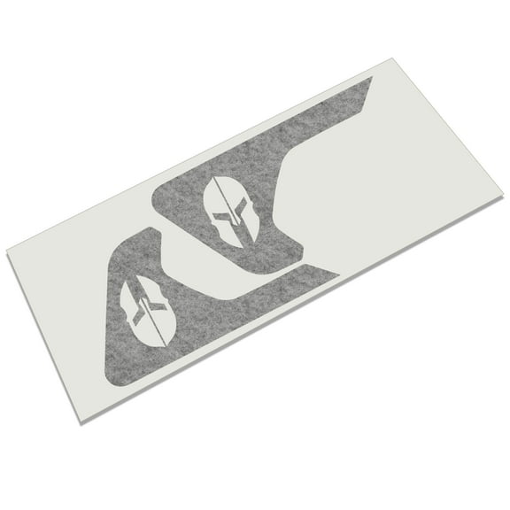 Collectible Decals Spartan Helmet v2 2pc Fender Vent Decals for 18  Wrangler JL JLU Gladiator JT