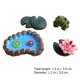 thumbnail image 3 of GOOHOCHY 20 piezas de resina en miniatura Lotus Pond Adorno Decoración DIY para jardín en miniatura, 3 of 7