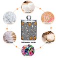 thumbnail image 6 of Yayeee 4 Pack Qtip Holder Bathroom Cotton Swab Canister with Lid Clear Dispenser Set, Gray Halloween Dancing, 6 of 6