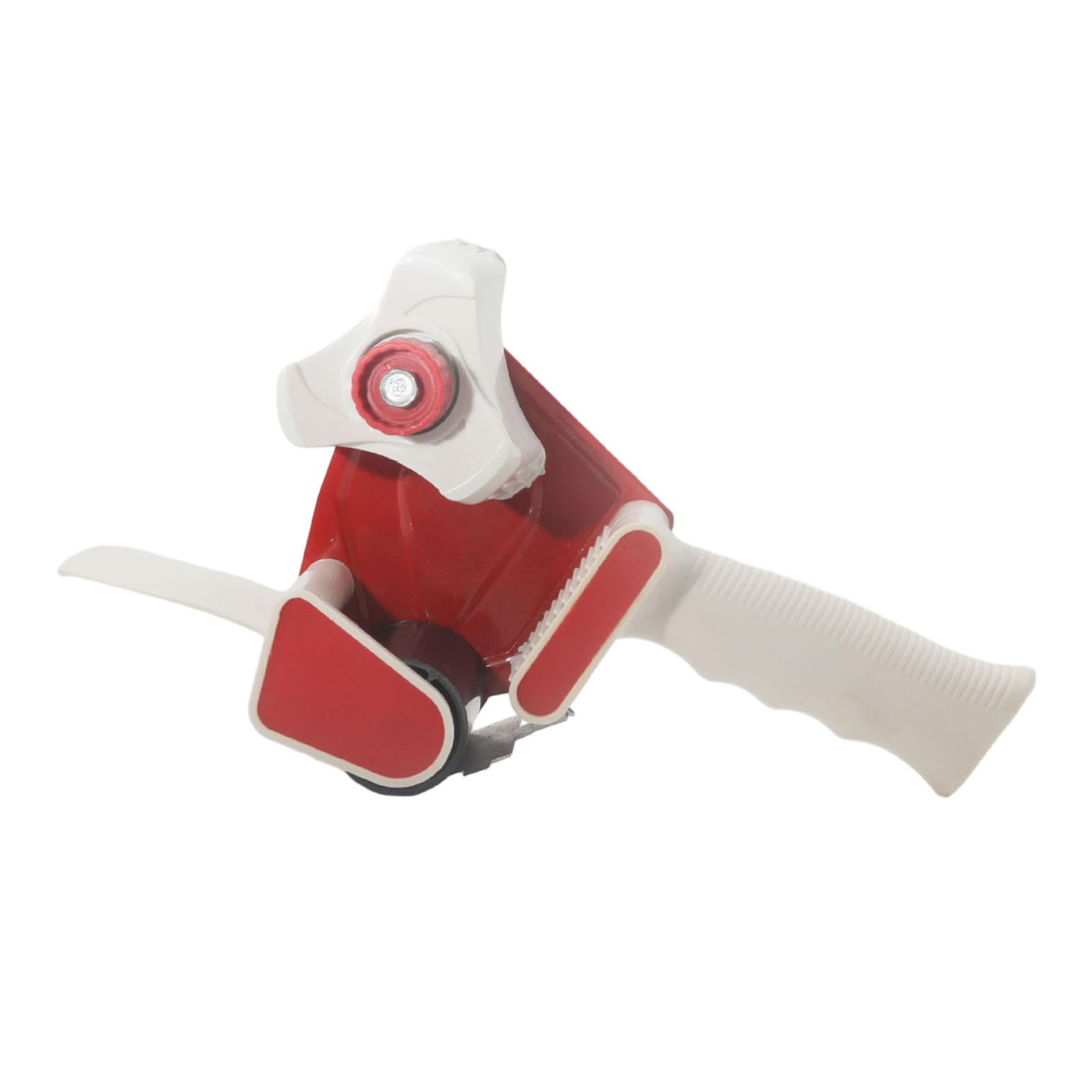 SunniMix Package Tape Dispenser Sealing Roller Tape Cutter Practical Portable Box Red