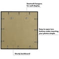 thumbnail image 2 of Americanflat 25x25 Picture Frame with Polished Plexiglass Streamline Collection Thin Border Square - Black, 2 of 6