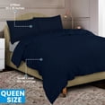 thumbnail image 2 of Utopia Bedding Duvet Cover Queen Navy 1 Duvet Cover with 2 Pillow Shams 90 X 90 Inches, 2 of 6