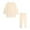 Beige, variant on SRZYMJ Little Girls Velour Sweatsuit 2Pcs Velvet Round Neck Sweatshirt Sweatpants Pullover Jogger Outfits Set