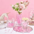 thumbnail image 5 of DIY 14OZ Pink Fake Ice Rocks 375 pcs Crystal Cubes Stones Crushed Ice Rocks Cubes Stones Acrylic Gems for Glass Vase Fillers Floral Display Wedding Centerpieces Crafts Home Decoration DIY, 5 of 8