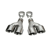 Corsa 11-21 Jeep Grand Cherokee Twin 2.5in Inlet / 4in Outlet Polished Pro-Series Tip Kit