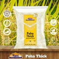thumbnail image 4 of Rani Poha (Powa) Thick Medium-Cut (Flattened Rice) 32oz (2lbs) 908g ~ All Natural, Salt-Free | Vegan | Kosher | No Colors | Gluten Friendly | Indian Origin, 4 of 9