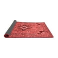 thumbnail image 2 of Ahgly Company Indoor Square Oriental Red Industrial Area Rugs, 7' Square, 2 of 4