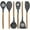 Gray, 6Pcs, variant on IOCBYHZ Silicone Cooking Utensils 6Pcs- Heat Resistant Kitchen Utensil Set with Wooden Handles, Spatula,Turner, Slotted Spoon, Pasta server, Kitchen Gadgets Tools Sets for Non-Stick Cookware (White)