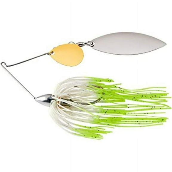 War Eagle Colorado/Willow 3/8oz Nickel Hot White Shad