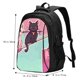 thumbnail image 5 of Fotbe Cats On Broomstick Mochila con Estampado y Puerto USB para Hombre y Mujer, Mochila Antirrobo, Mochila de Viaje, Mochila Escolar, Mochila Universitaria, 5 of 7