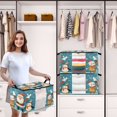 thumbnail image 6 of Foldable Clothes Storage Bags Clothes Organizer Bin with Clear Windows for Clothes Bedding Santa Claus and Elf, 6 of 6