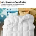 thumbnail image 6 of WISHEAD Comforter Duvet Insert - All Season Duvet Down Alternative Quilted Bedding King Size with Corner Tabs - Machine Washable, White, 6 of 8