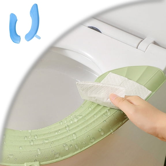 Toilet Seat Warmer, Elongated Toilet Seat Cover, Padded Toilet Seat Cushion, U-shaped Washable or Portable Toilet Lid Tank Cover