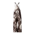 thumbnail image 4 of VISgogo Pantalones con tirantes estampados de Halloween para mujer, overoles holgados con cuello en U, S/M/L/XL/XXL VISgogo  moda, 4 of 9