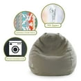 thumbnail image 5 of Majestic Home Goods Wales Large Classic Bean Bag Chair, Multiple Colors, 5 of 5