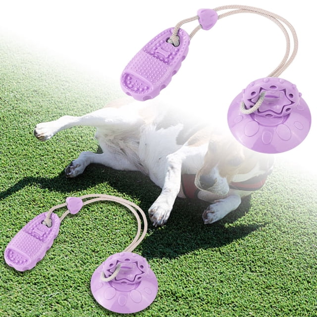 Durable Suction Cup Chew Toy for Dogs Interactive Pet Slipper Design to Boredom and Consume Energy with Leaky Food Feature for Medium Sized Companions