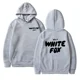 thumbnail image 4 of Sudadera con capucha de zorro blanco para mujer, ropa de moda con letras impresas, suéter suelto, sudadera informal Harajuku, manga larga, 4 of 5