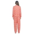 thumbnail image 4 of Casual Nights Women's Printed Long Sleeve Soft Pajama Set, 4 of 5
