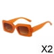 thumbnail image 1 of 2x Gafas de Conducción Modernas - Gafas de Sol Protectoras para Exteriores Verano Mujeres Hombres Gafas de Sol Rectangulares para Viajes Fiesta Compra 2 piezas, 1 of 8