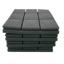dajkiuy 4 Pack Acoustic Panels 2 X 12 X 12 Inches - Acoustic Foam - Studio Foam Wedges - High Density Panels - Soundproof Wedges