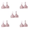 thumbnail image 1 of Sujetador sin Aros Minnieouse para Mujer Lencería de Realce Bralette Íntimo Morado Claro S/M 70/75AB, 1 of 6