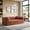 Brown, variant on 78.8" Convertible Sleeper Sofa Bed, Corduroy Folding Modern Boneless Couch Compression Sofa in Box, Floor Sofa Loveseat with Support Rods
