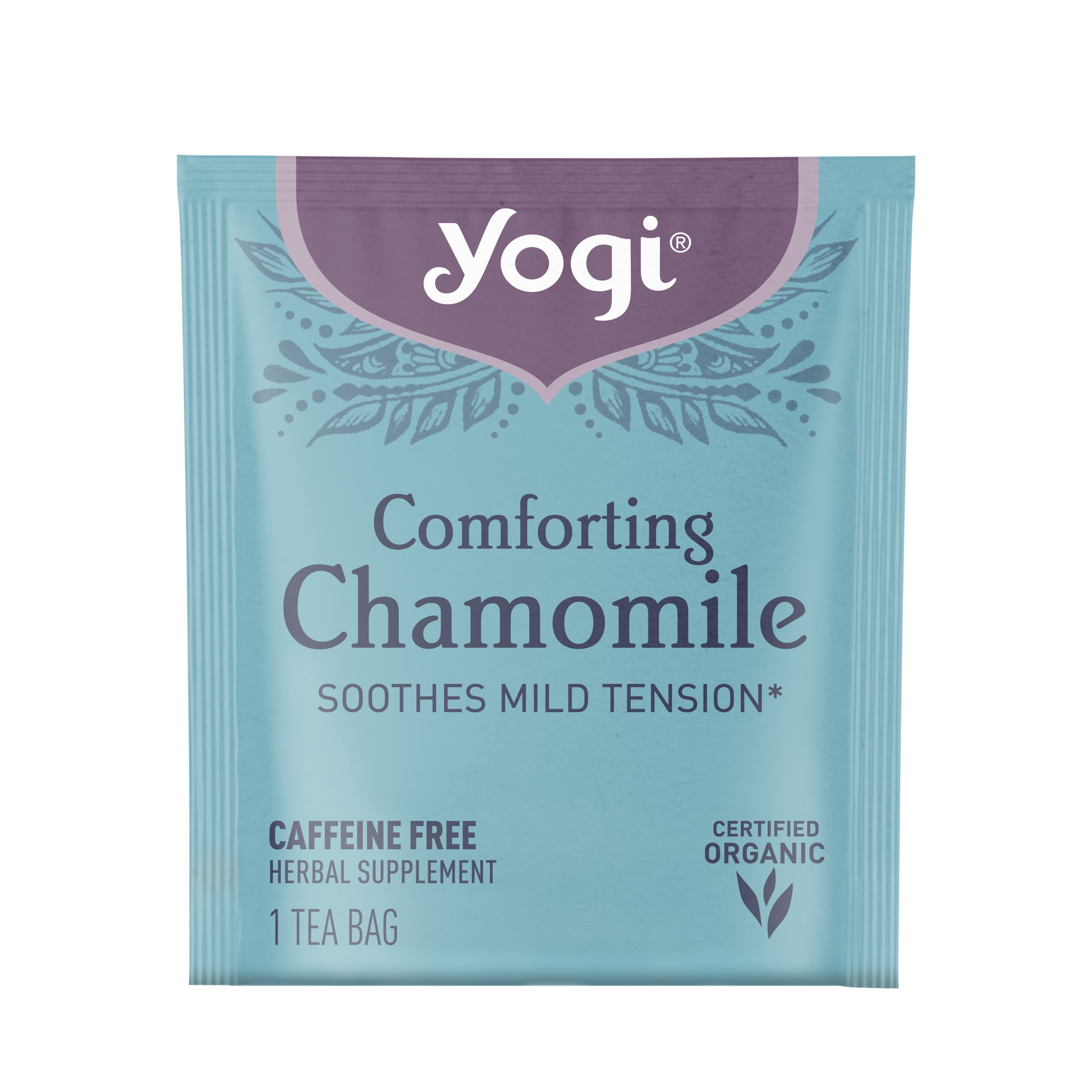 Yogi Comforting Chamomile - Organic Herbal Tea - Wellness Tea Bags - 6 Boxes of 16
