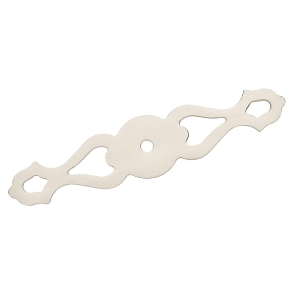 Amerock 4-3/8 in. (111mm) BackPlate Satin Nickel - BP19206G10 Satin Nickel 1