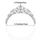 thumbnail image 5 of Crystal Tiara Silver Crown Headband Headpiece Rhinestone For Women, 5 of 5