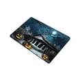 thumbnail image 2 of CADecor Halloween Yard Old House Door Mat Home Decor, Rainning Night Pumpkin Indoor Outdoor Entrance Doormat 23.6x15.7 Inches, 2 of 2