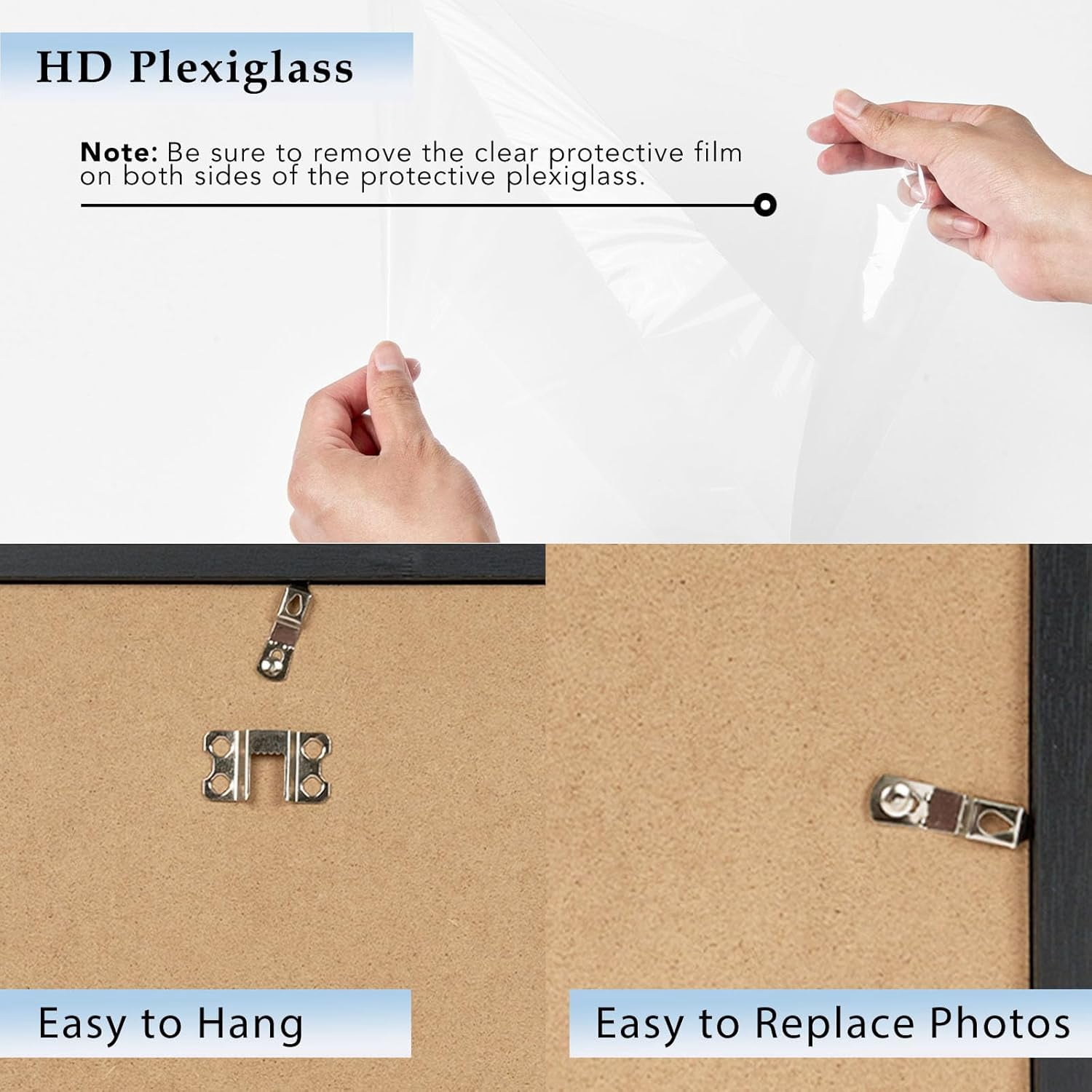 12x15 Picture Frame Deep Brown for Wall Hanging, Wood 12 x 15 Frame Photo Frame for Wall Horizontally or Vertically, Deep Brown, 3 Pack