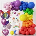 thumbnail image 4 of Set de Globos de Papel Metalizado D Dywarm 6 Piezas Mariposa Corazones 46 cm, 4 of 8