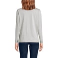 thumbnail image 2 of Lands' End Supima Cotton Long Sleeve V-Neck T-Shirt, 2 of 3