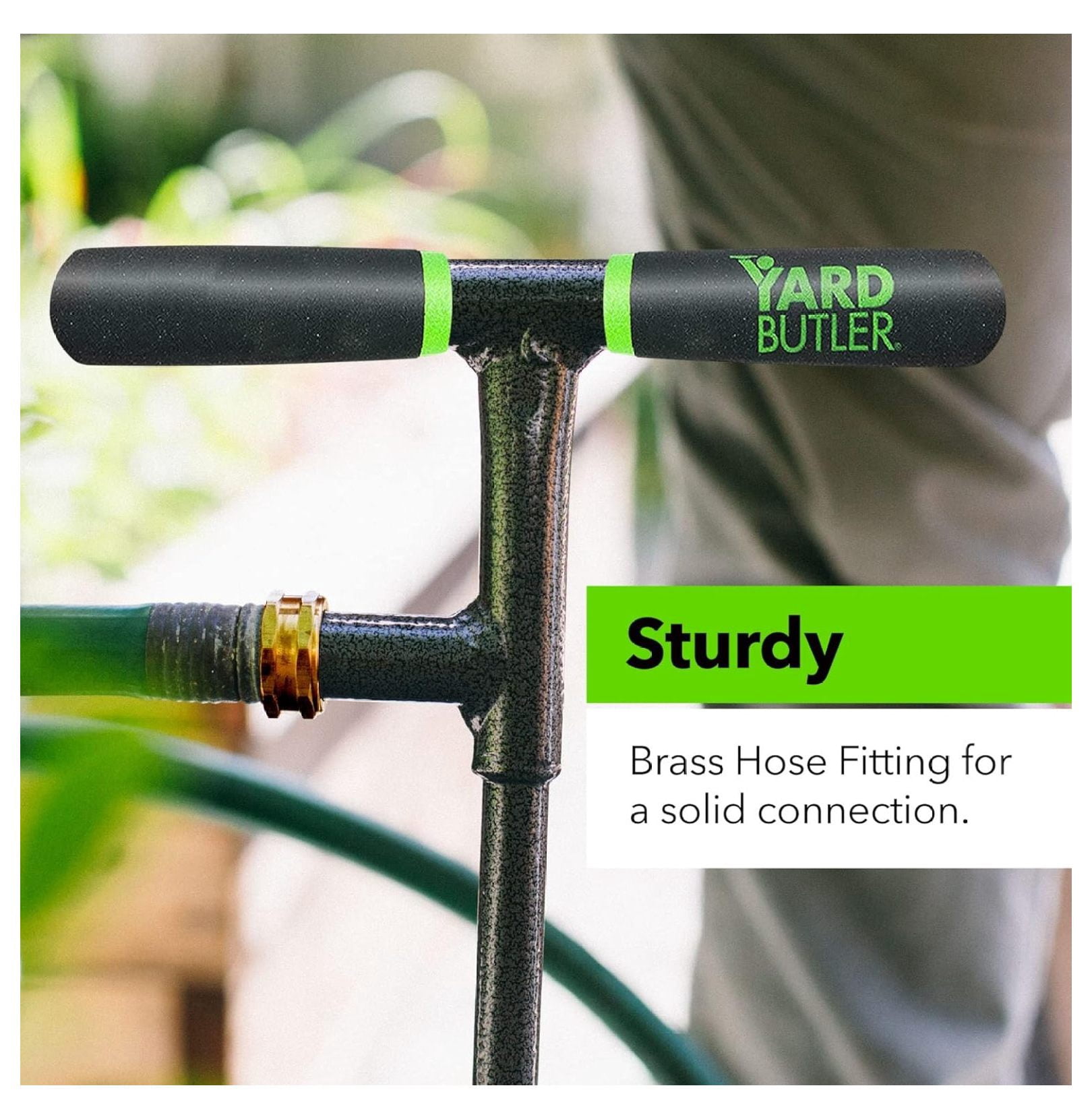 Yard Butler 36 Inch Deep Root Irrigator - Drip Watering Irrigator Tool - Soil and Root Penetration - Deep Plant and Tree Root Watering Feeder Tool Irrigation System Wand T-handle