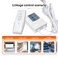thumbnail image 5 of Remote Control 433MHZ Projector Screen Controller Electrical Curtain Wireless Remote Control Switch Receiver US Plug, 5 of 6
