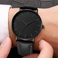 thumbnail image 3 of Langgg Geneva Fashion  for Ultra-thin Leather Strip Analog Quartz Watch Business Men Watch, 3 of 3