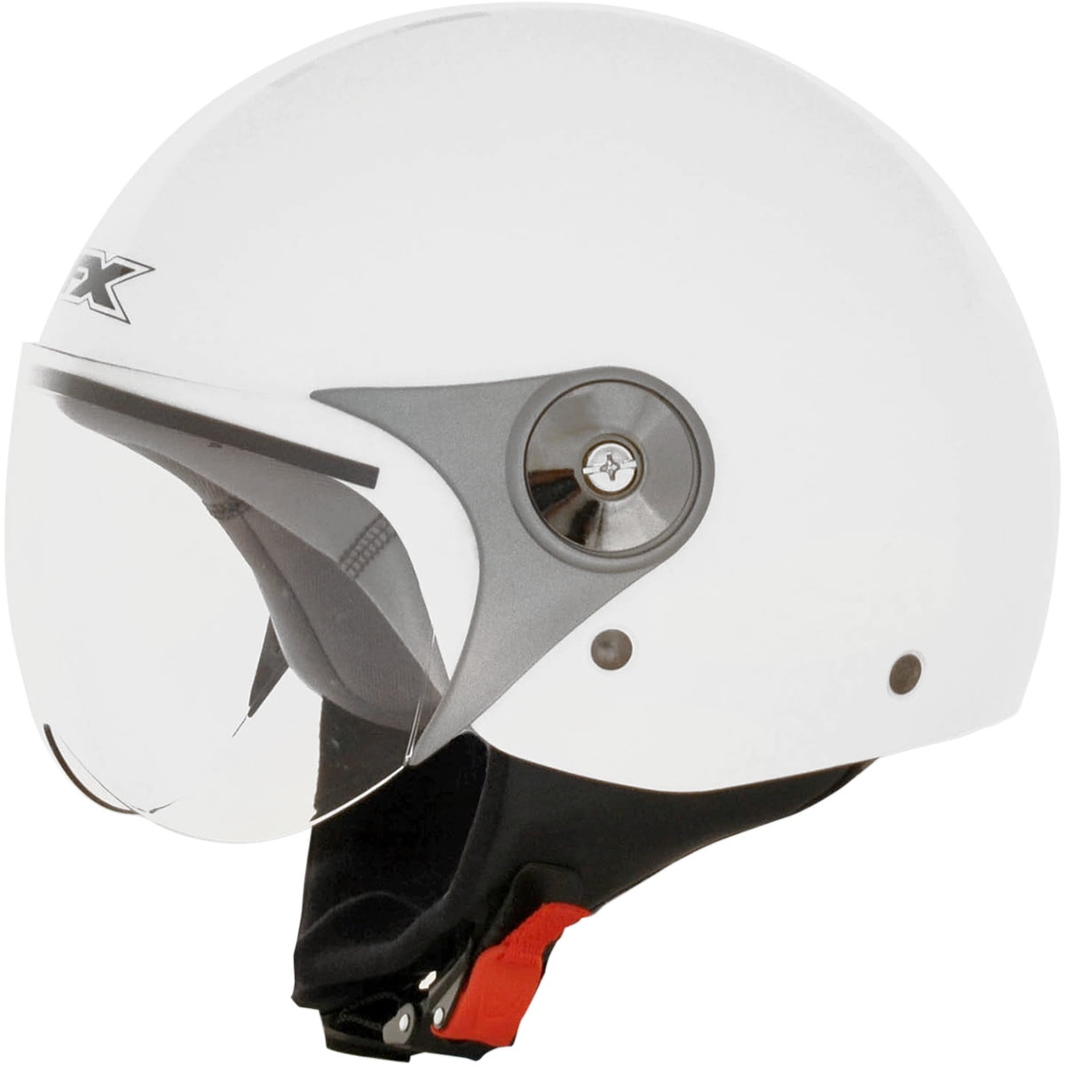 AFX FX33Y Open Face Youth Helmet (Solid White Gloss, Medium)
